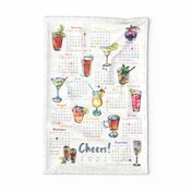 2022 Calendar of Drinks Wall Hanging