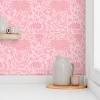 Chinoiserie Vines in Pastel Pink