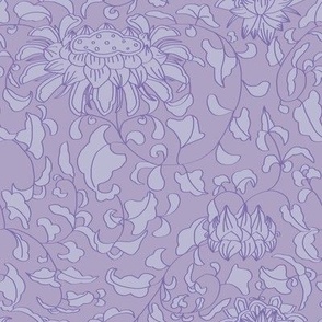 Chinoiserie Vines in Lavender