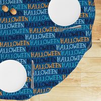 (large scale) halloween typography