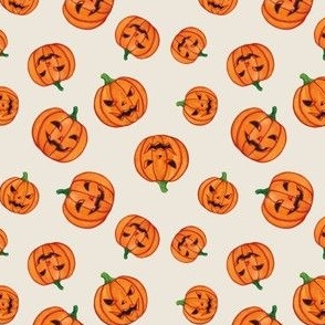 jack-o-lantern pumpkins (whisper white)