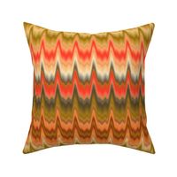 Horizontal Marbled Paper Look in Brown and Coral