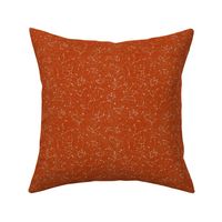 Small Scale Constellation Starry Skies on Sunset Orange