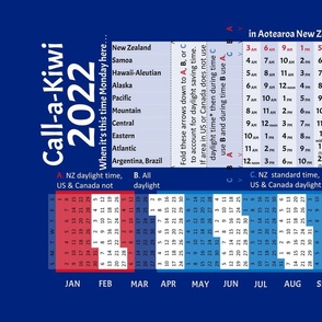 Call-a-Kiwi from North America 2022 time zones