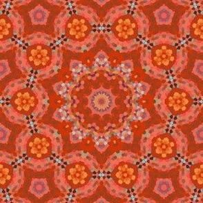 Red and Orange Kaleidoscope