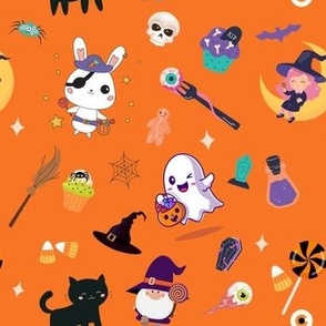 Kawaii Halloween Party - Orange