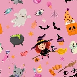 Cute Halloween Party - Pink