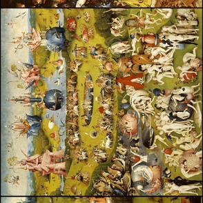 The Garden of Earthly Delights (Hieronymus Bosh, 1510) - vertical