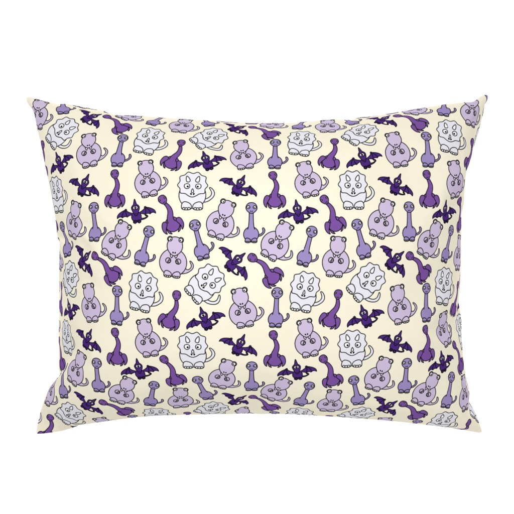 Friendly Dinosaurs - 8in (purple/orange)