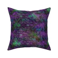 custom color 1 MOODY ANCIENT VELVET TROPICAL  LEAVES purple PSMGE 