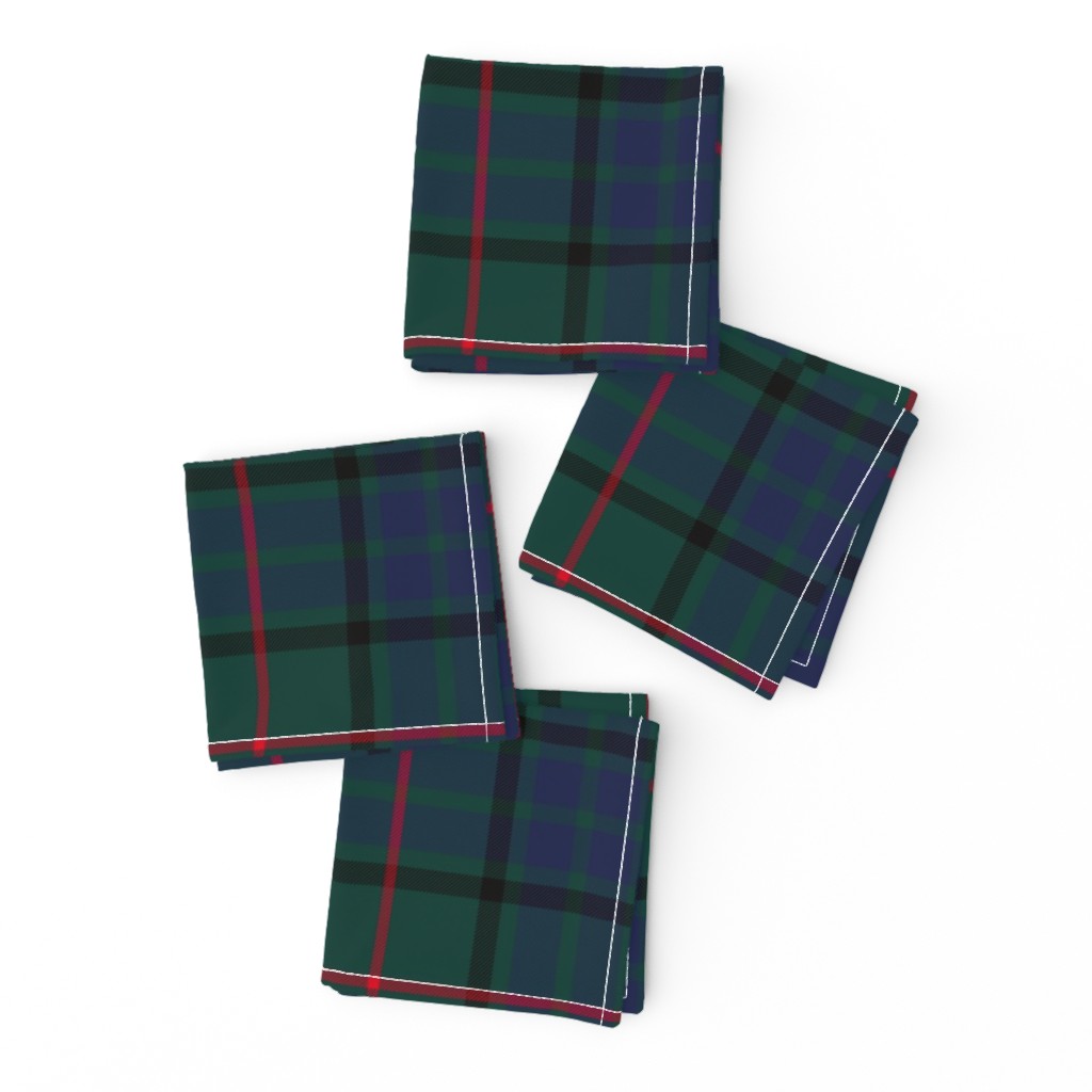 Lauder tartan,  6" muted colors, 1842 Vestiarium Scoticum