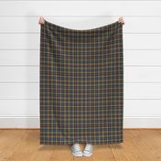 Lovat Scouts tartan, 10" dark cool colors