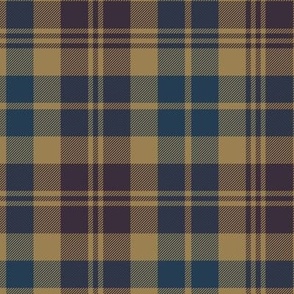 Lovat Scouts tartan, 10" dark cool colors