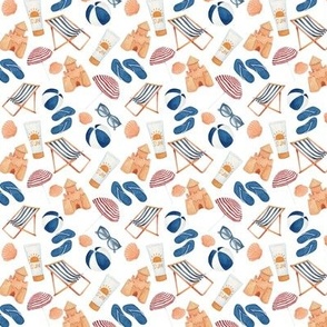 Nautical Beach Seamless Pattern