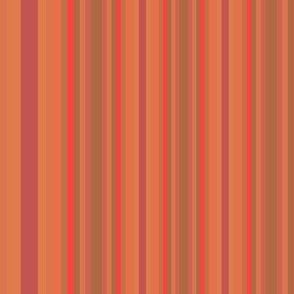 Autumn Orange Stripes