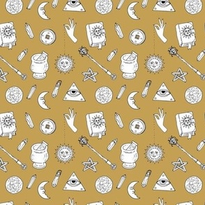 Vintage Alchemy Seamless Pattern