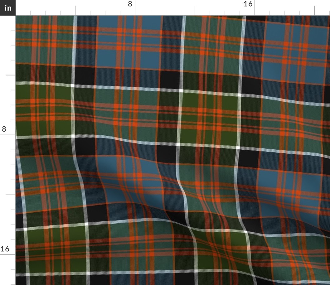 MacDonald of Clan Ranald tartan , 10" ancient colors, 1819 Wilson's of Bannockburn
