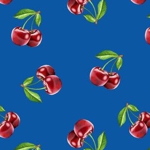 Cherry Surprise // Classic Blue