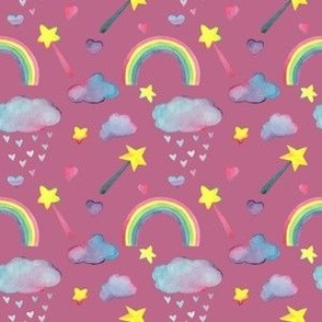 Fairy Wands, Rainbows, and Rain Clouds