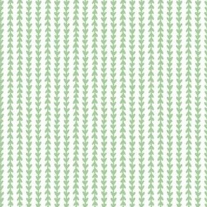 Winter Vine - Green on White, Small Scale