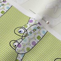 Filled Seaplane - Green Gingham