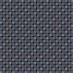 Mini Prints: Collage 18 - Checkerboard Patchwork - Dark Squares