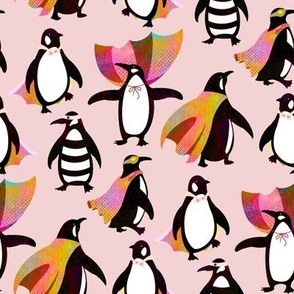 Awesome Penguin Heroes - pale pink