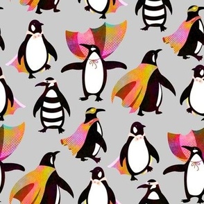 Awesome Penguin Heroes - grey