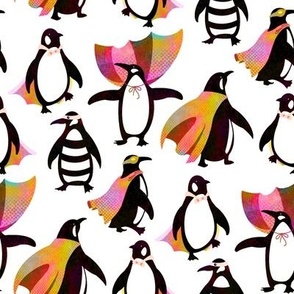 Awesome Penguin Heroes - white