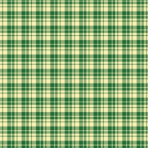 Green and Yellow Plaid Farmhouse Country Gingham