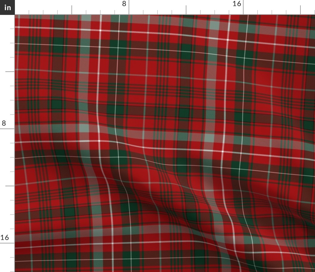Donald of Staffa / MacDonald tartan, 8" Wilsons' 1819 asymmetrical