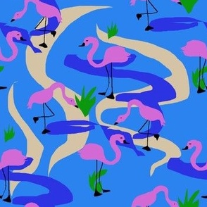 Flamingoes Pattern