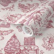 Christmas Toile in Red