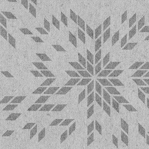 Star Quilt - concrete grey