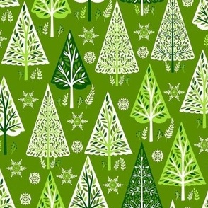 Christmas trees - green