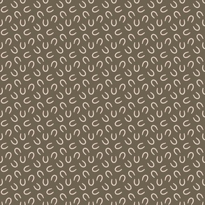 Blush Bark horseshoe prints cotton solid coordinate