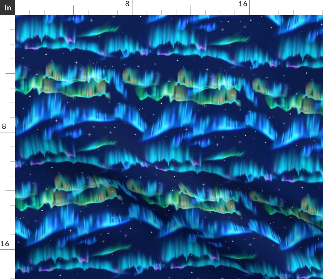 Bands of Northern Lights