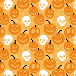 Halloween Pumpkins & Skulls