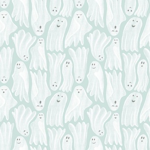 Gossamer Ghosts - medium - white on sea glass