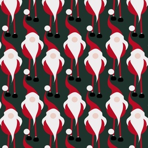 santa claus - funny and happy santa - xmas fabric