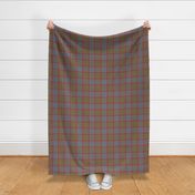 Jacobite custom tartan #4, 8" custom #4, 6" red/olive/light blue