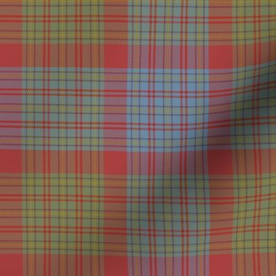 Jacobite custom tartan #4, 8" custom #4, 6" red/olive/light blue