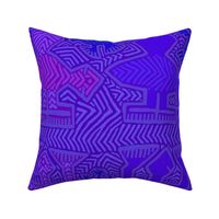 Shaman Tribal Dancers - #1220182 - Blue Violet - Large Scale