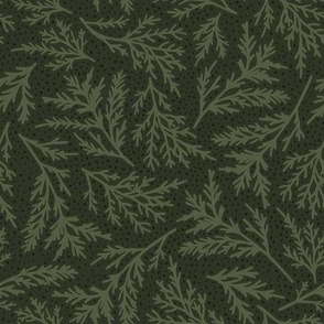Juniper Botanical - Moss Green, Medium Scale