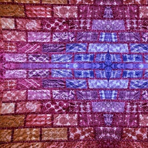 Quilted Tie Dye Bricks
