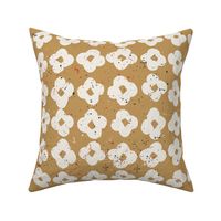 Happy nordic  simple flowers beige