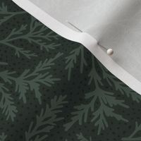 Juniper Botanical - Dark Green, Medium Scale