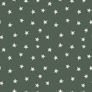 Twinkle_Cream on Forest Green_SMALL_4 X 4
