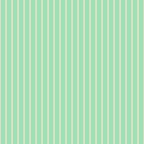 Super narrow stripes, evenly spaced, light yellow stripes on a light green background