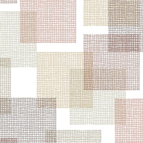 textured squares - abstract roycroft squares - textured fabric